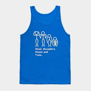 Stickman / Head, shoulders, knees and toes... Tank Top